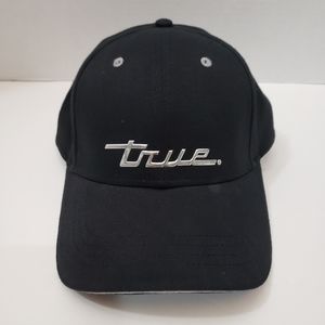 OS Black Siver Text True Hat